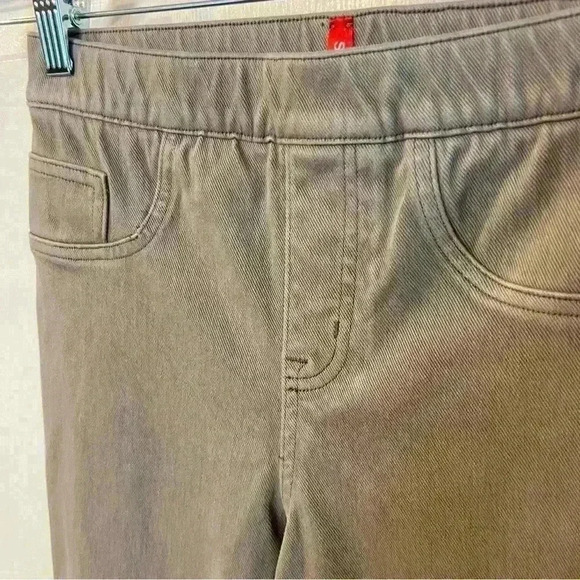 Spanx Jean-ish Ankle Length Pull On Jeggings in Earthy Taupe, Size Small, GUC - Picture 8 of 8